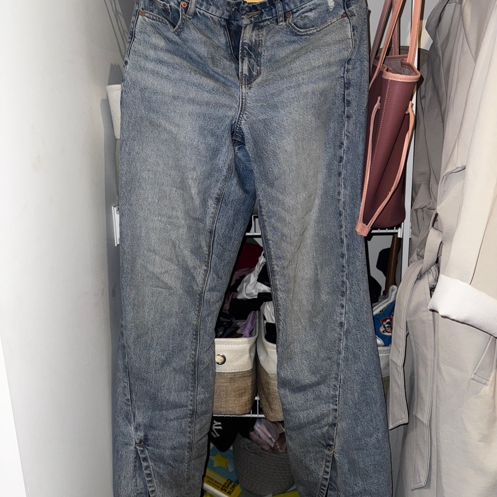 American Eagle Outfitters Blue Straight Leg Jeans